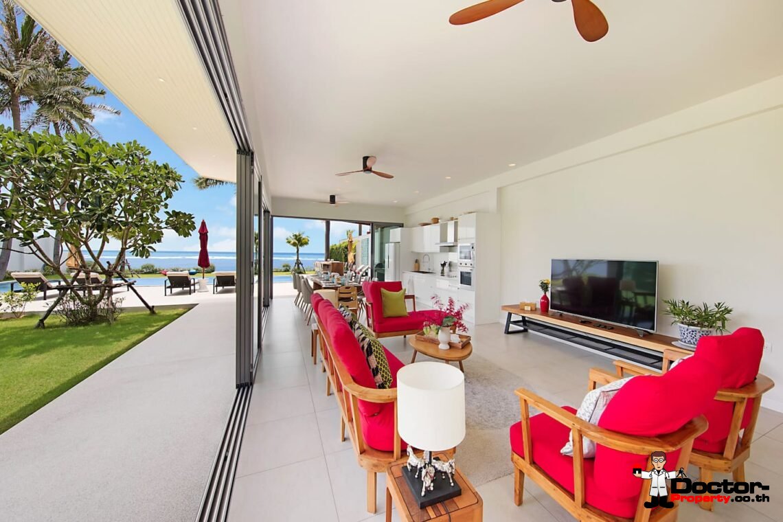 Luxury Beachfront 4 Bedroom Pool Villa – Laem Sor, Koh Samui – For Sale